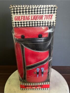 Red and Black Golfbag Liquor Tote - Men Bags